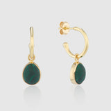 Manhattan Gold and Malachite Interchangeable Gemstone Drops