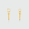 Auree x @theeditbutton Gold Vermeil Pointed Drops