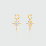 Auree x @theeditbutton Gold and Cubic Zirconia Star Drops