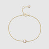 Bilbao Birthstone Gold Vermeil Bracelet