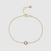 Bilbao Birthstone Gold Vermeil Bracelet
