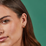 Fernshaw Mini Gold Huggie Hoop Earrings