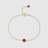Bilbao Birthstone Gold Vermeil Bracelet