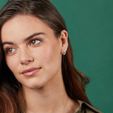 Fernshaw Mini Silver Huggie Hoop Earrings