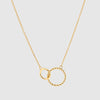 Kelso Alhambra Gold Vermeil Twisted Rings Necklace