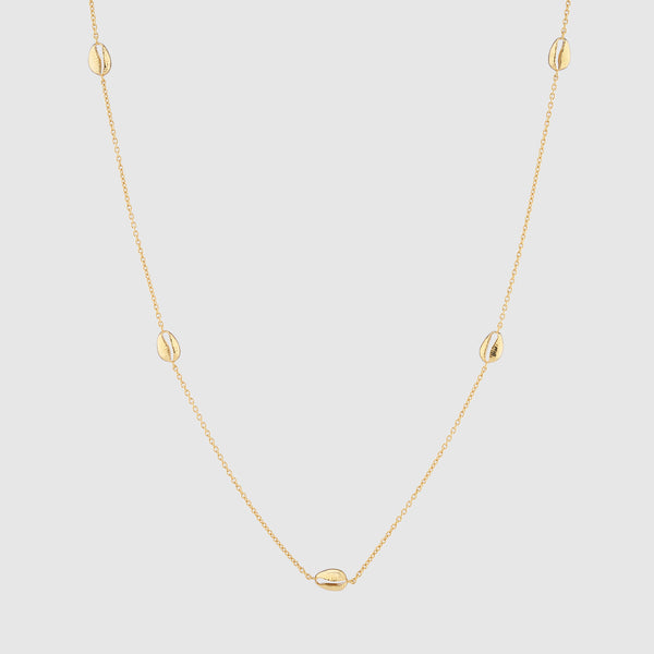 Necklaces & Pendants - Moka Multi Shell Gold Vermeil Necklace