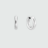 Fernshaw Mini Silver Huggie Hoop Earrings