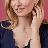 Mini Manhattan Freshwater Pearl and Sterling Silver Bracelet
