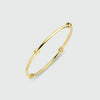 St Ives Gold Vermeil Knot Bangle