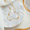Antibes Citrine and Gold Vermeil Station Necklace