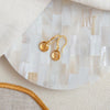 Antibes Citrine and Gold Vermeil Drop Earrings