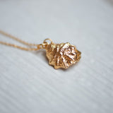 Gaia Gold Vermeil Oyster Shell & Pearl Necklace