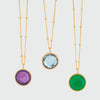 Barcelona Birthstone Gold Vermeil Necklace