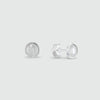 Savanne Sterling Silver & Moonstone Stud Earrings