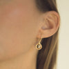 Antibes Citrine and Gold Vermeil Drop Earrings