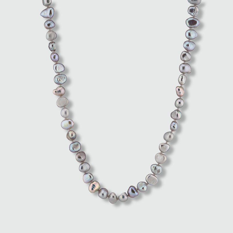 Alderley Grey Pearl and Sterling Silver Necklace