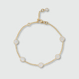 Antibes Moonstone and Gold Vermeil Bracelet
