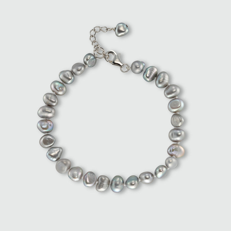 Alderley Grey Pearl & Sterling Silver Bracelet