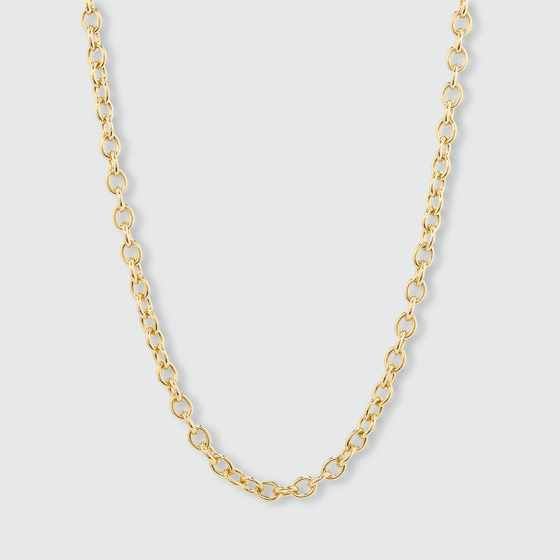 Callow Gold Vermeil Oval Link Necklace