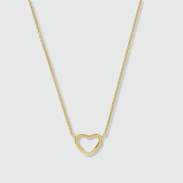 Verona Gold Vermeil Love Heart Necklace