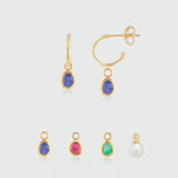 Mini Manhattan Gold Vermeil Hoop Earrings