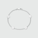 Westwick Sterling Silver Quartet Disc Bracelet