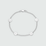 Westwick Sterling Silver Quartet Disc Bracelet