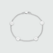 Westwick Sterling Silver Quartet Disc Bracelet