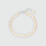 Gloucester White Freshwater Pearl & Sterling Silver Bracelet
