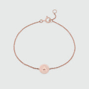 Westbourne 9ct Rose Gold Disc Bracelet
