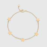 Alta Gold Vermeil Multi Star Bracelet