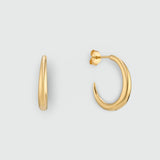 Alta Gold Vermeil Crescent Shaped Hoops