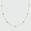 Antibes Blue Topaz & Gold Vermeil Necklace