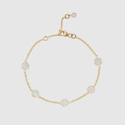 Antibes Moonstone and Gold Vermeil Bracelet