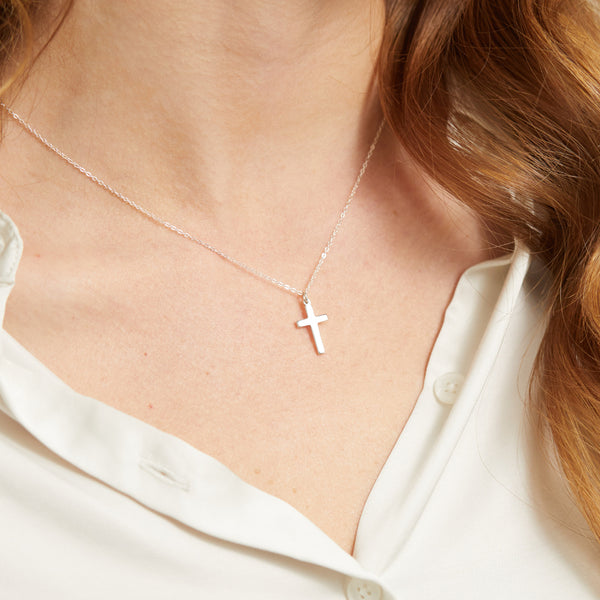 Necklaces & Pendants - Arundel Sterling Silver Cross Pendant Necklace