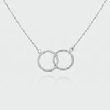 Kelso 9ct White Gold Rings Necklace