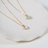 Aurora Mother of Pearl & Gold Vermeil Necklace