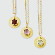 Bali 9ct Gold Birthstone Necklace