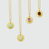 Bali 9ct Gold Birthstone Necklace