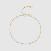 Barbican 9ct Yellow Gold Beaded Bracelet-Auree Jewellery