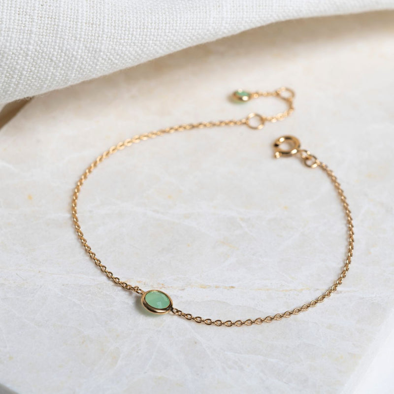 Bilbao Birthstone Gold Vermeil Bracelet