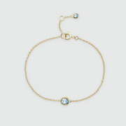 Bilbao Birthstone Gold Vermeil Bracelet