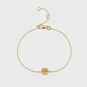 Brooklyn Citrine & Gold Vermeil Bracelet-Auree Jewellery