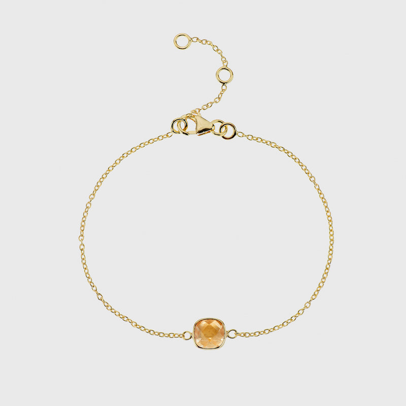 Brooklyn Citrine & Gold Vermeil Bracelet-Auree Jewellery