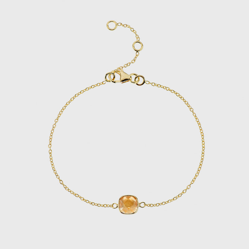 Brooklyn Citrine & Gold Vermeil Bracelet-Auree Jewellery