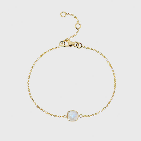 Brooklyn Moonstone & Gold Vermeil Bracelet-Auree Jewellery