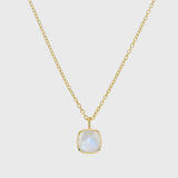 Brooklyn Moonstone & Gold Vermeil Necklace-Auree Jewellery