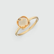 Brooklyn Citrine Gold Vermeil Ring
