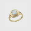 Rings - California Cushion Moonstone Gold Vermeil Ring