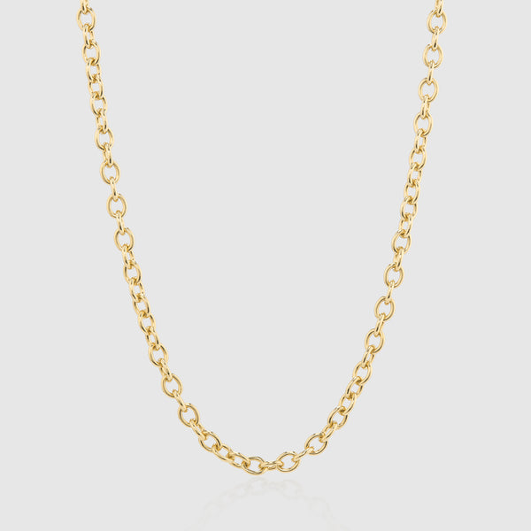 Callow Gold Vermeil Oval Link Necklace